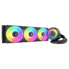 ARCTIC Liquid Freezer III Pro 360 A-RGB - AIO CPU Cooler, 3 x 120 mm Water Cooling, 38 mm Radiator, PWM Pump, VRM Fan, AMD AM5/AM4, Intel LGA1851/1700 Contact Frame - Black